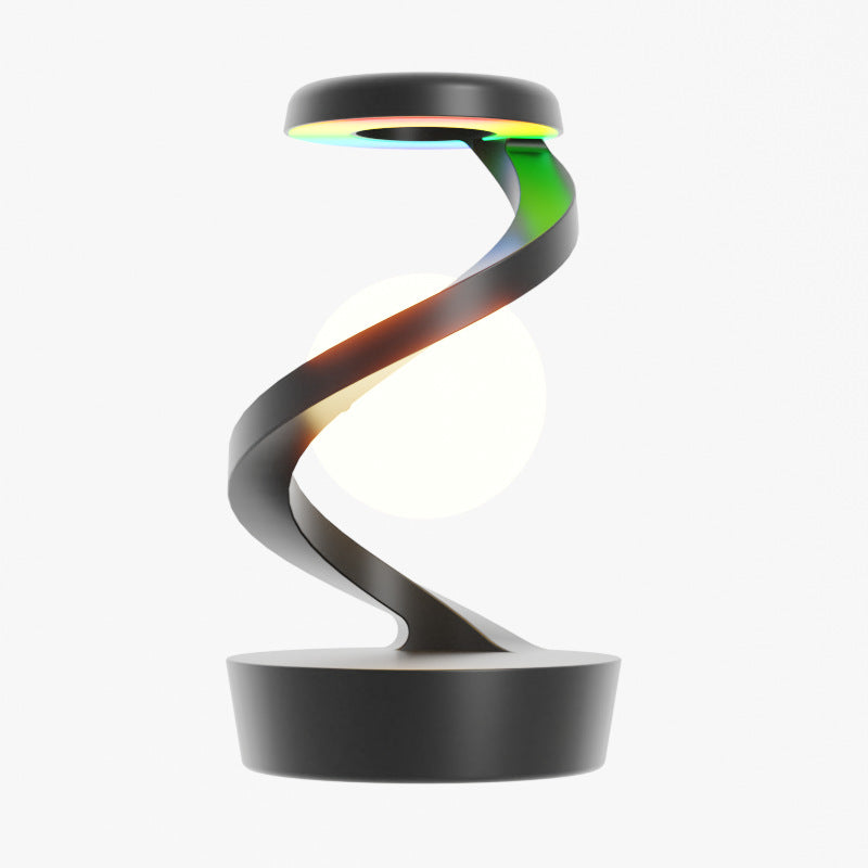 Rotating Moon Desk Lamp With Phone Wireless Charging Sensor Control Table Lamp