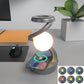 Rotating Moon Desk Lamp With Phone Wireless Charging Sensor Control Table Lamp